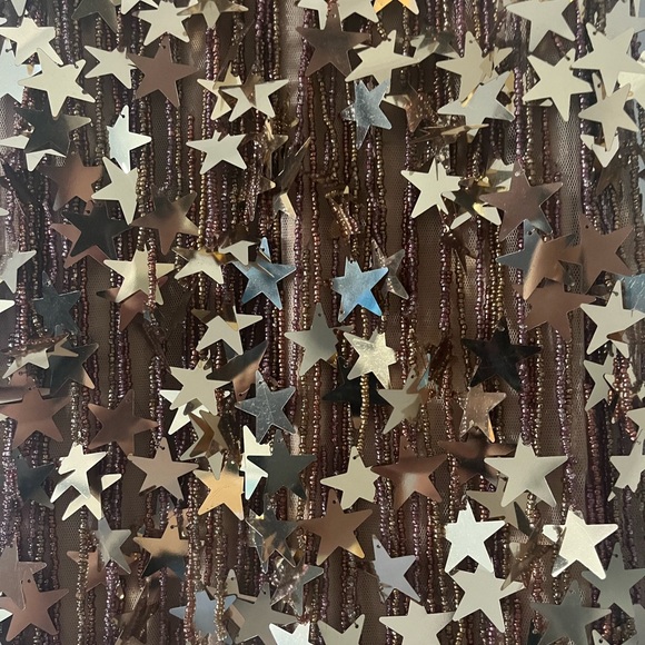 Nasty Gal Star Tassel Dress sz 10 - Picture 3 of 4